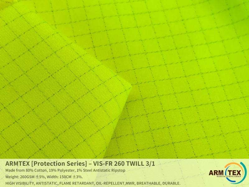 ARMTEX [Protection Series] – VIS-FR 260 Саржа 3/1 2