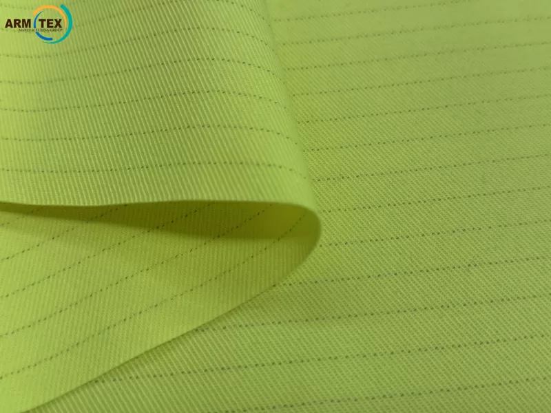 ARMTEX VIS-FR 340 STRONG – Огнестойкая Саржа 2/2  Сигнальный Жёлтый 3