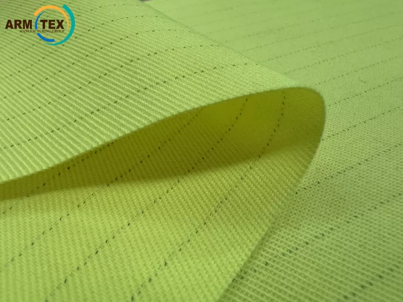 ARMTEX VIS-FR 340 STRONG – Огнестойкая Саржа 2/2  Сигнальный Жёлтый 5